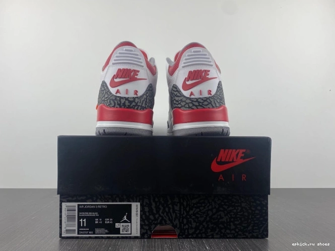 Cheap DN3707-160 Fire Jordan 3 OG Air Red 0805